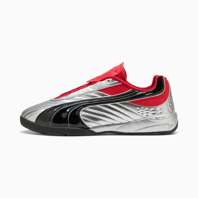 PUMA V-S2 Goalgetter Sneakers Unisex, Silver/For All Time Red, size 10