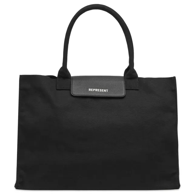 Represent Men's Canvas Tote Bag Jet Black
