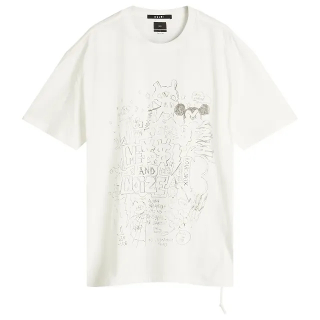 Ksubi Men's Noize Biggie T-Shirt Vintage White