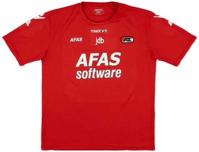 2011-12 AZ Alkmaar Macron Staff Issue Training Shirt 'JDB' - 7/10 - (XXL)
