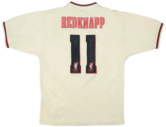 1996-97 Liverpool Away Shirt Redknapp #11 - 7/10 - (S)