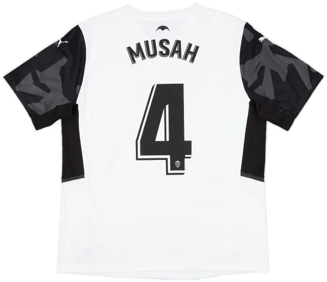 2021-22 Valencia Home Shirt Musah #4 - 10/10 - (XL)