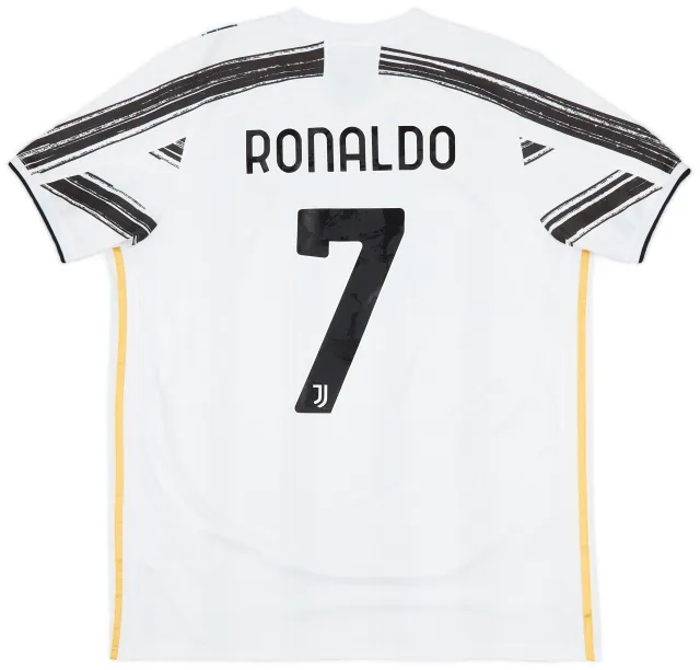 2020-21 Juventus Home Shirt Ronaldo #7 - 8/10 - (XL)
