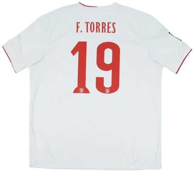 2014-15 Atletico Madrid Away Shirt F.Torres #19 - 8/10 - (XXL)