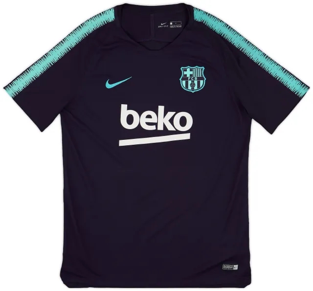 2018-19 Barcelona Nike Training Shirt - 9/10 - (L)