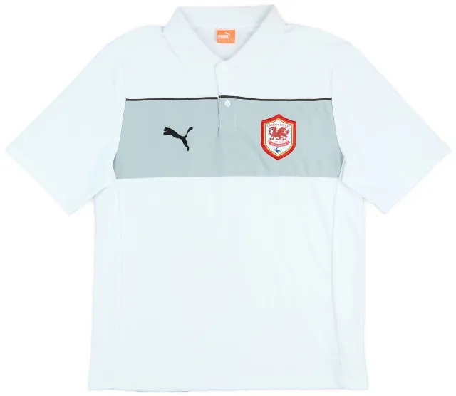 2012-13 Cardiff Puma Polo Shirt - 8/10 - (L)