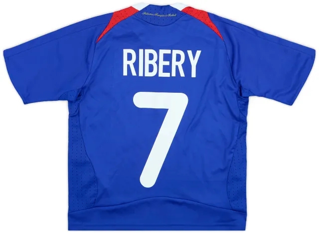 2007-08 France Home Shirt Ribery #7 - 8/10 - (S.Boys)