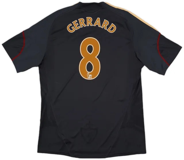 2009-10 Liverpool Away Shirt Gerrard #8 - 4/10 - (XL)