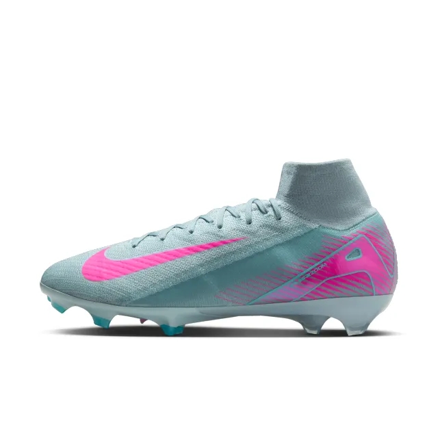 Nike Mercurial Superfly 10 Elite FG High-Top Football Boot - Grey