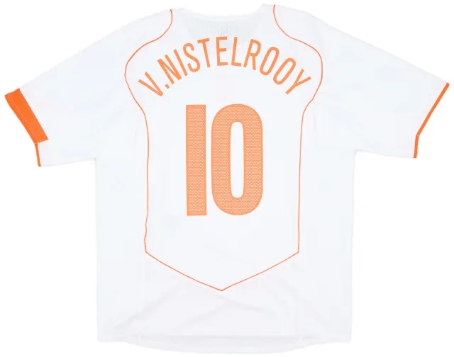 2004-06 Netherlands Away Shirt v.Nistelrooy #10 - 9/10 - (XL)