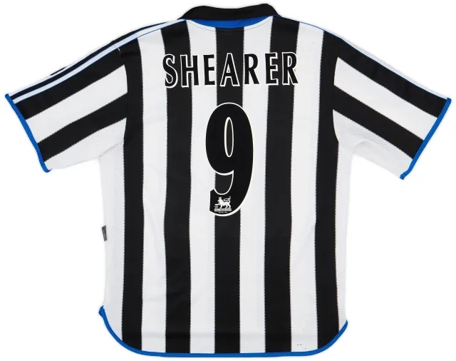 1999-00 Newcastle Home Shirt Shearer #9 - 8/10 - (L)