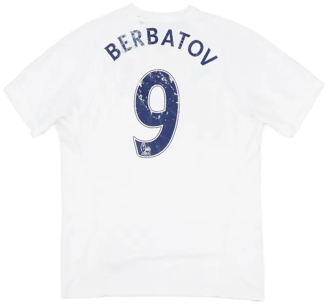 2007-08 Tottenham Home Shirt Berbatov #9 - 4/10 - (M)