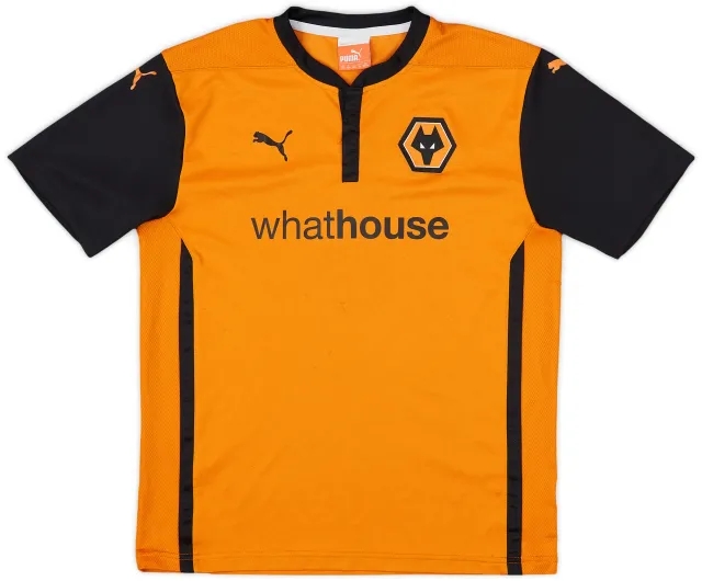 2014-15 Wolves Home Shirt - 8/10 - (XL.Boys)