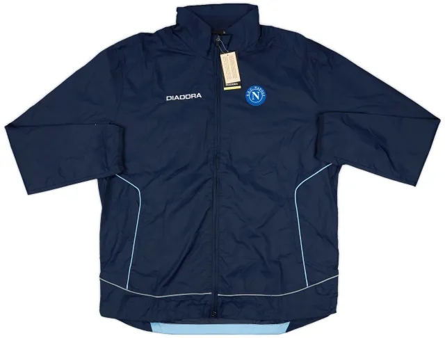 2002-03 Napoli Diadora Hooded Rain Jacket (XXL)