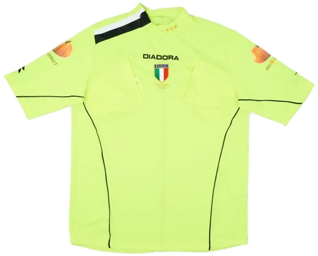 2007-08 Italy Diadora Referee Shirt - 8/10 - (XL)