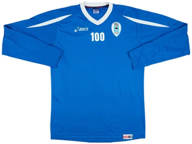 2009-10 Spal Asics Player Issue Training L/S Shirt #100 - 5/10 - (M)