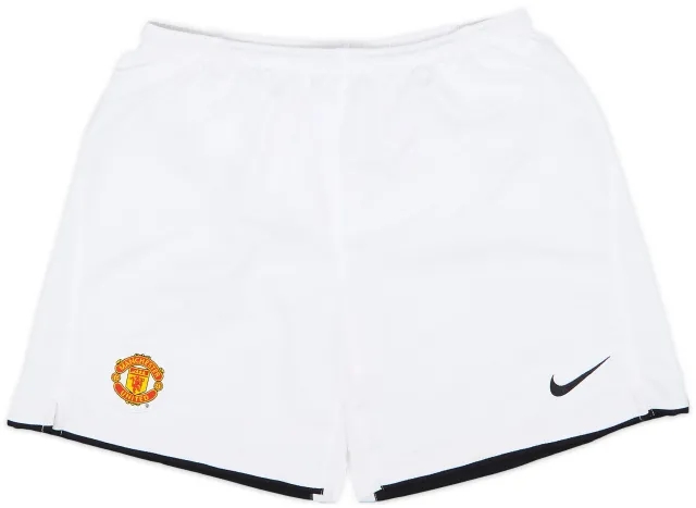 2007-09 Manchester United Home Shorts - 7/10 - (XL.Boys)