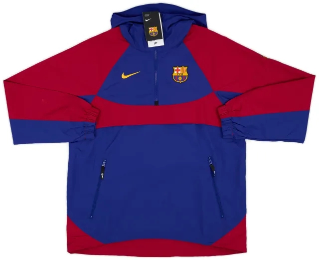 2020-21 Barcelona Nike Hooded Rain Jacket (S)