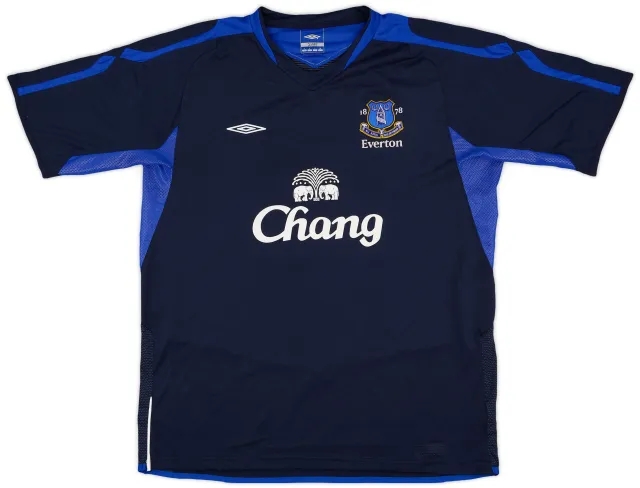 2005-06 Everton Umbro Training Shirt - 8/10 - (L)