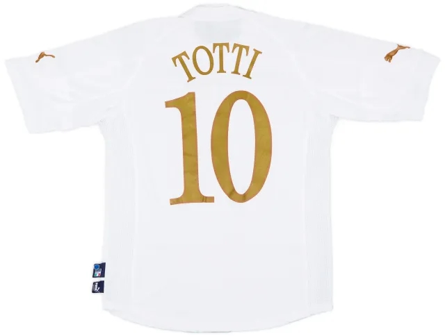 2004-06 Italy Away Shirt Totti #10 - 8/10 - (M)