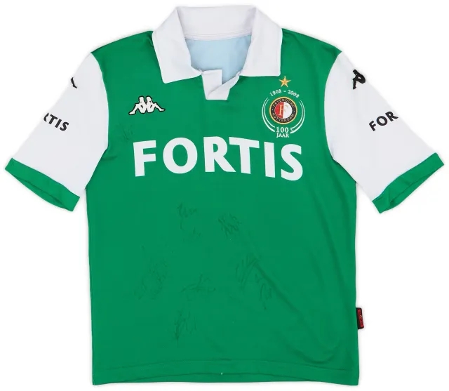 2008-09 Feyenoord Centenary Signed Away Shirt - 8/10 - (M.Boys)
