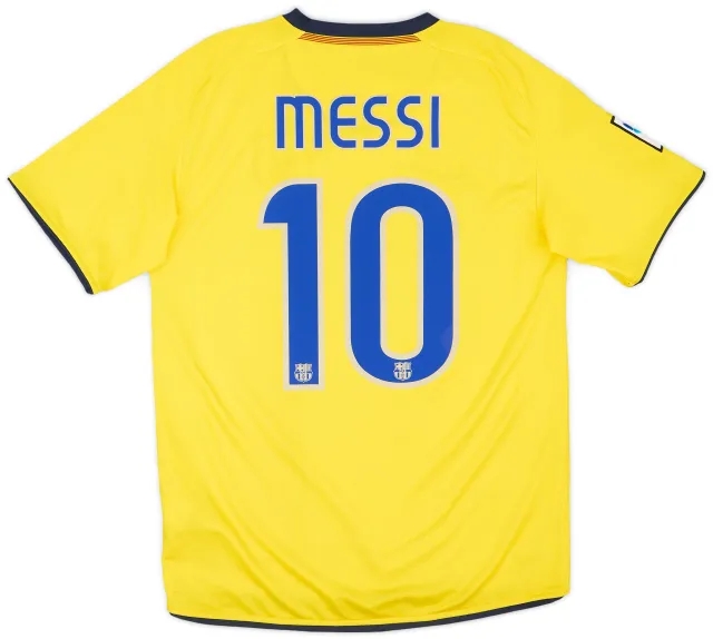 2008-10 Barcelona Away Shirt Messi #10 - 8/10 - (S)