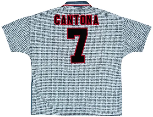 1995-96 Manchester United Away Shirt Cantona #7 - 10/10 - (XXL)