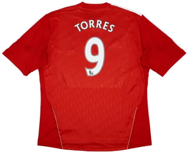 2010-12 Liverpool Home Shirt Torres #9 - 6/10 - (3XL)