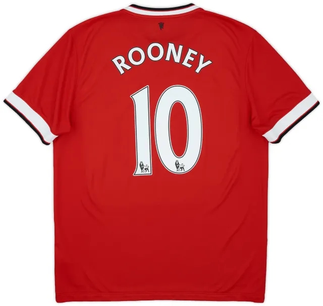 2014-15 Manchester United Home Shirt Rooney #10 - 7/10 - (L)