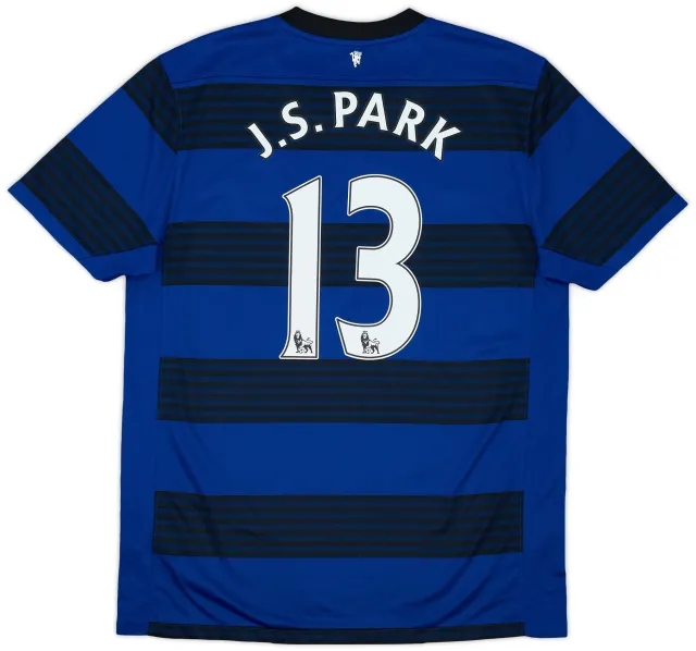 2011-13 Manchester United Away Shirt J.S. Park #13 - 9/10 - (L)
