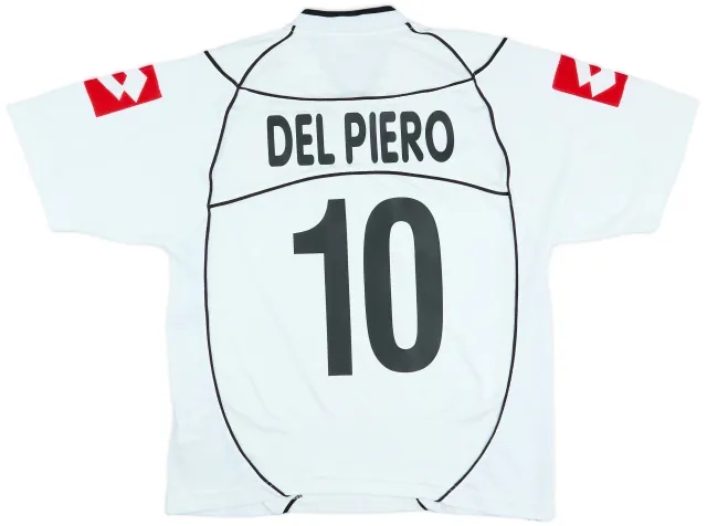 2002-03 Juventus Away Shirt Del Piero #10 - 6/10 - (M)