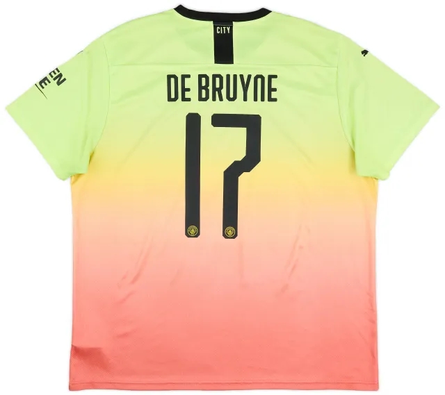 2019-20 Manchester City Third Shirt De Bruyne #17 - 7/10 - (XXL)