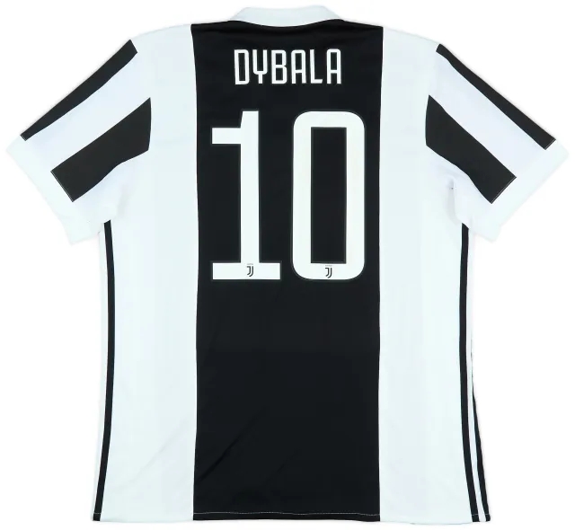 2017-18 Juventus Home Shirt Dybala #10 - 7/10 - (L)