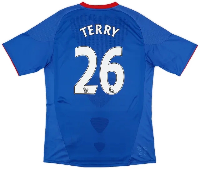 2010-11 Chelsea Home Shirt Terry #26 - 6/10 - (M)