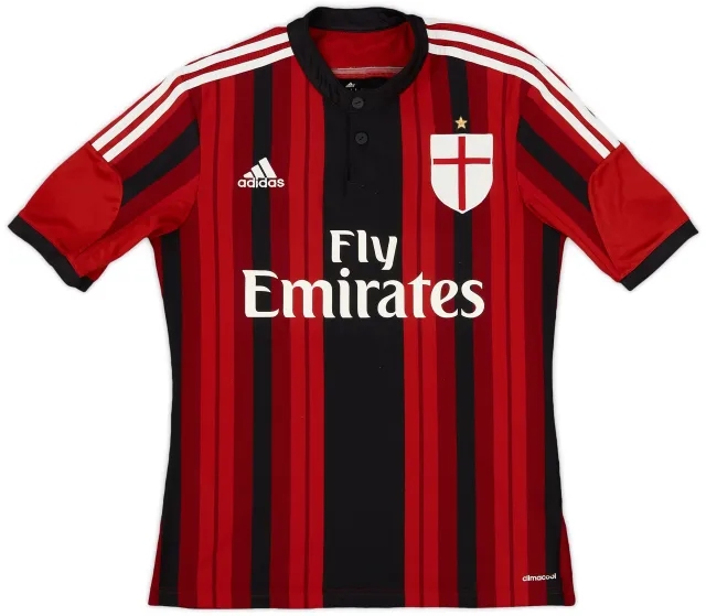 2014-15 AC Milan Home Shirt - 9/10 - (S)