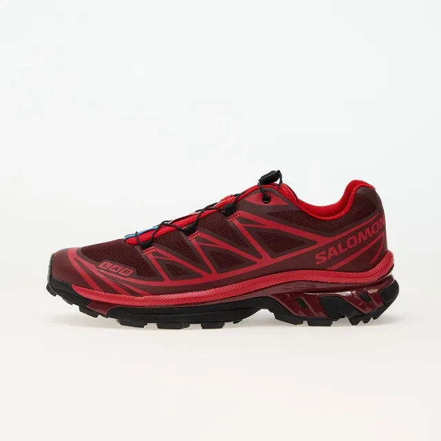 Salomon S LAB Xt-6 Sneaker - Rum Raisin/High Risk Red/Fired Brick
