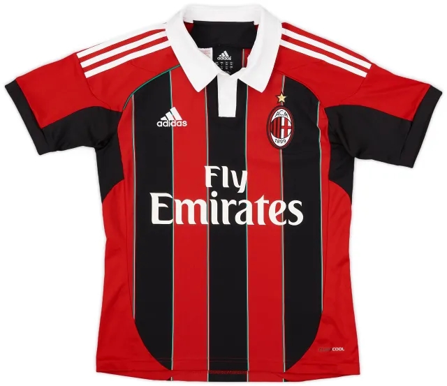 2012-13 AC Milan Home Shirt - 10/10 - (L.Boys)