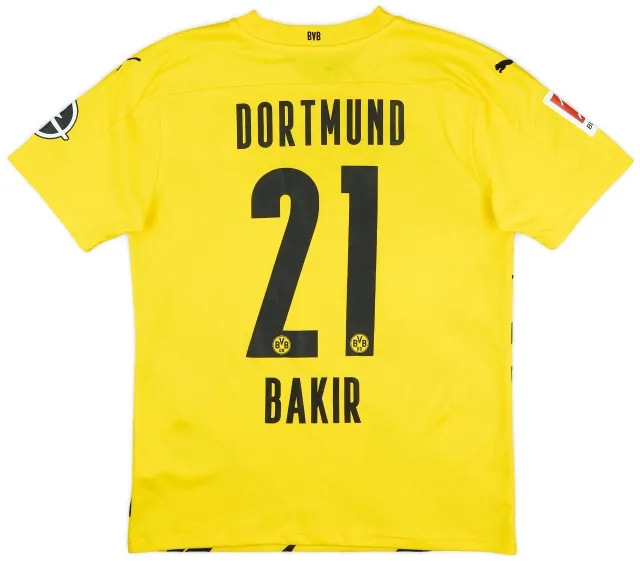 2020-21 Borussia Dortmund Home Shirt Bakir #21 - 7/10 - (M)