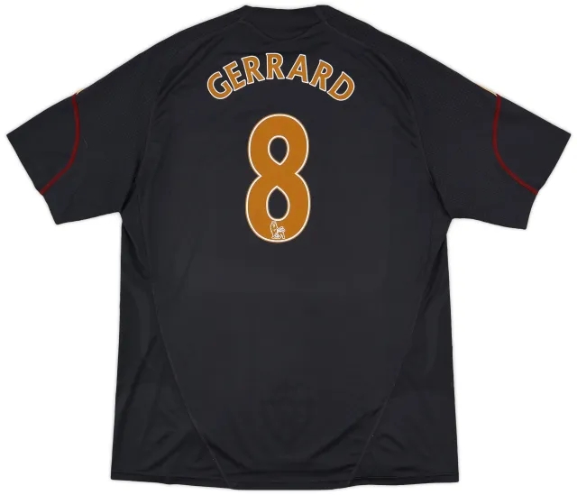 2009-10 Liverpool Away Shirt Gerrard #8 - 5/10 - (3XL)