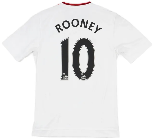 2015-16 Manchester United Away Shirt Rooney #10 - 4/10 - (S)