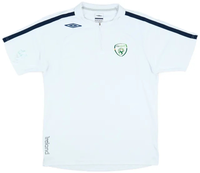 2008-09 Ireland Umbro 1/4 Zip Polo Shirt - 4/10 - (M)
