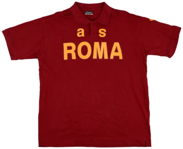 2008-09 Roma Kappa Polo Shirt - 8/10 - (XXL)