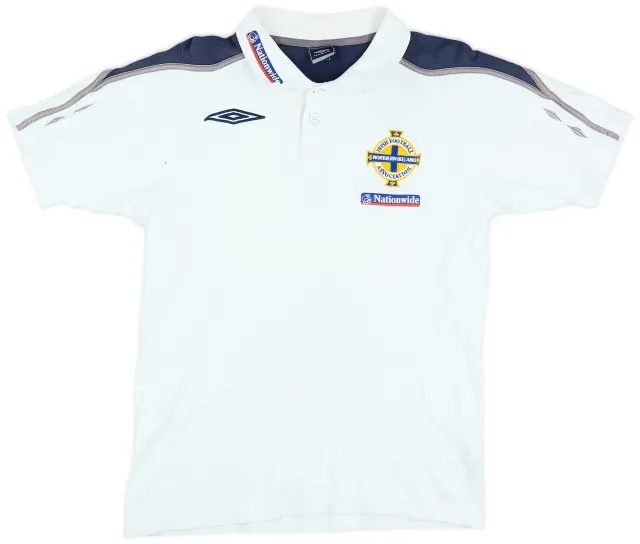 2005-06 Northern Ireland Umbro Polo Shirt - 8/10 - (S)
