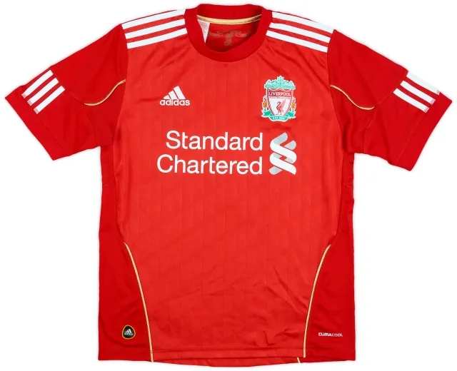2010-12 Liverpool Home Shirt - 9/10 - (L.Boys)