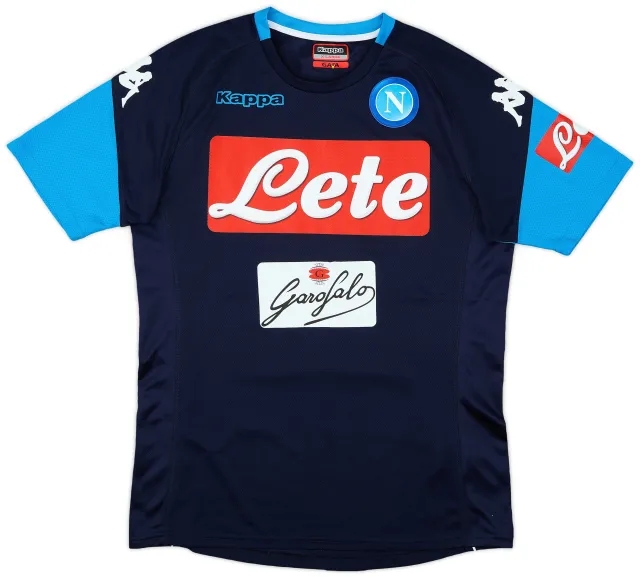 2017-18 Napoli Kappa Training Shirt - 10/10 - (XL)
