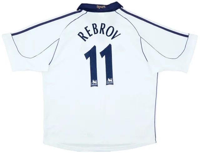 1999-01 Tottenham Home Shirt Rebrov #11 - 9/10 - (L)
