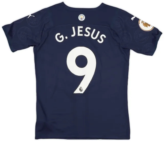 2021-22 Manchester City Third Shirt G.Jesus #9 - 10/10 - (S)
