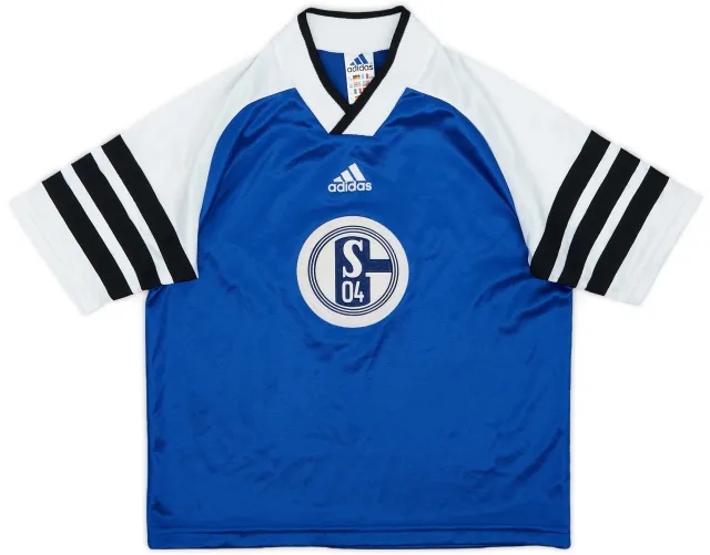 1998-99 Schalke adidas Training Shirt - 8/10 - (M.Boys)