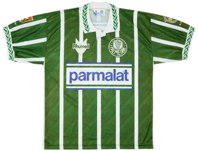 1995 Palmeiras Home Shirt #7 - 9/10 - (L)