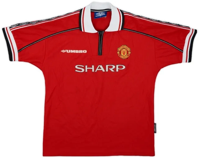 1998-00 Manchester United Home Shirt - 8/10 - (L.Boys)